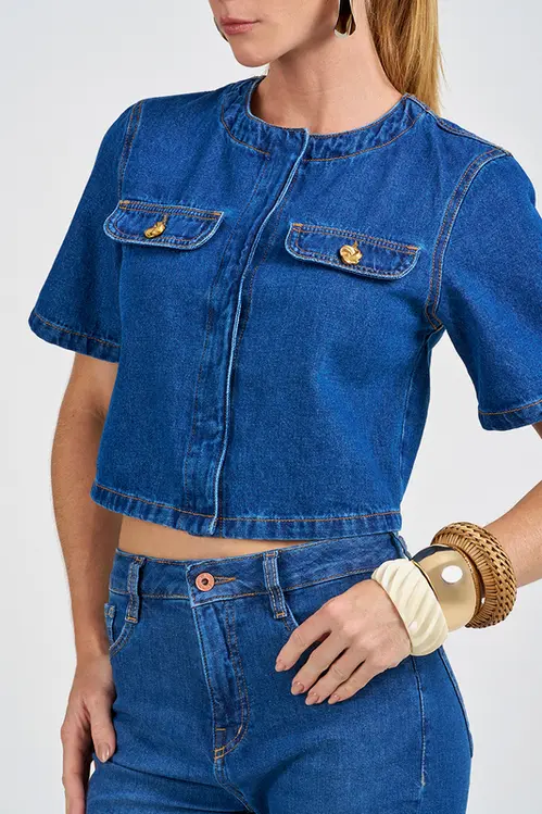 Top Jeans Feminino TOP5221