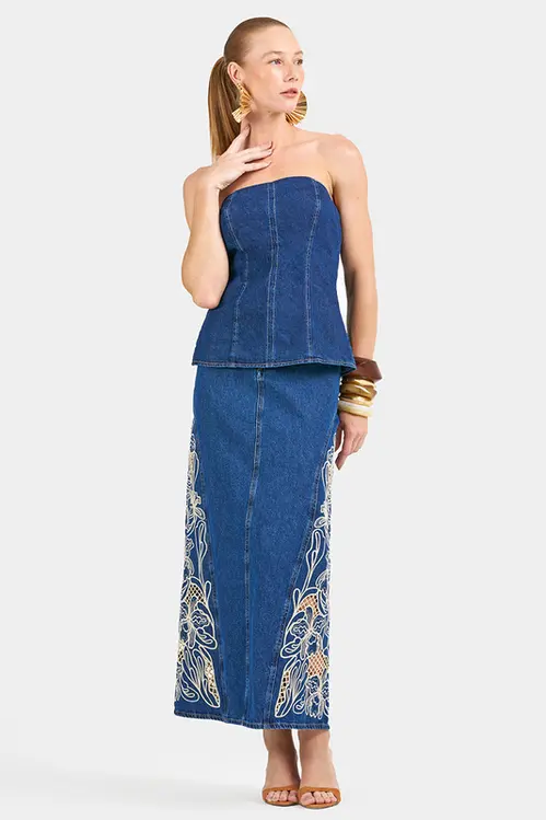 Top Jeans Feminino TOP5441