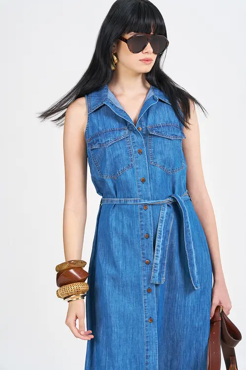 Chemise Jeans Feminina VJ5231