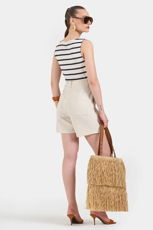 Bermuda Alfaiataria Feminina HP5333