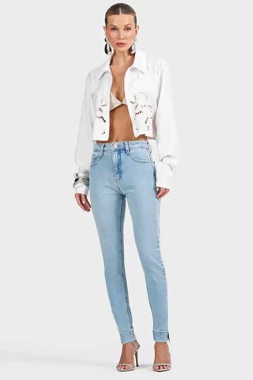 Calça Jeans Skinnt Eleni Compress Fit CLE5455