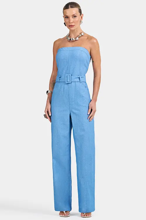 Macacão Jeans Feminino MAC5317