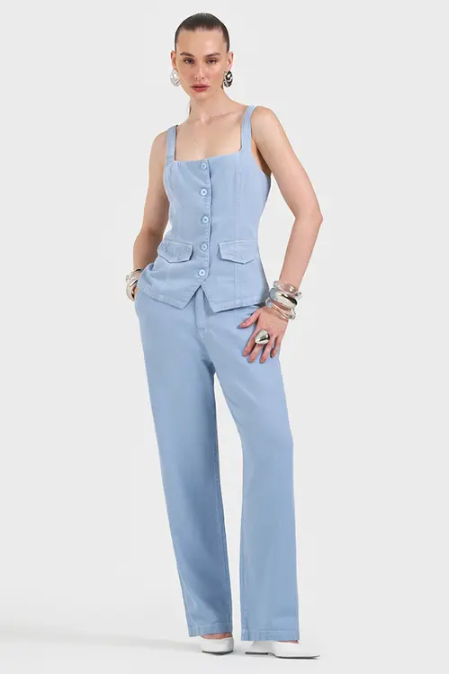 Colete em Sarja Feminino TOP5667