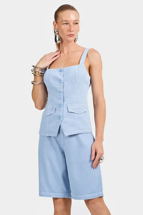 Jorts em Sarja Feminino JSM5675