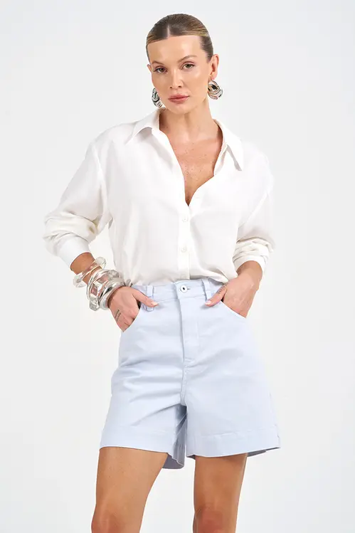 Bermuda Sarja Feminina BLM5701