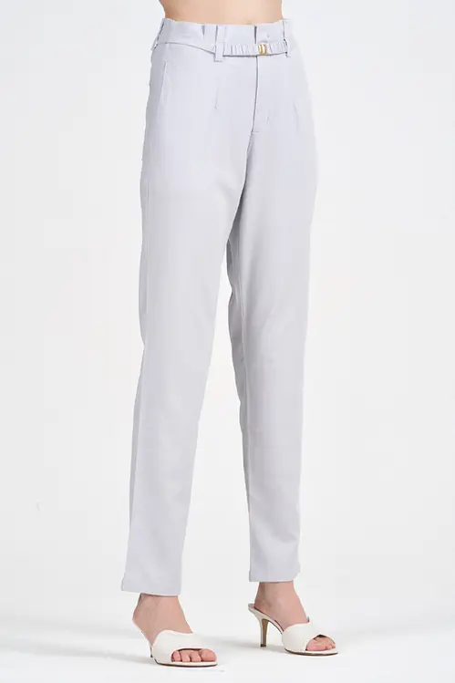 Calça Clochard de Linho com Elastano Feminina CPA5419