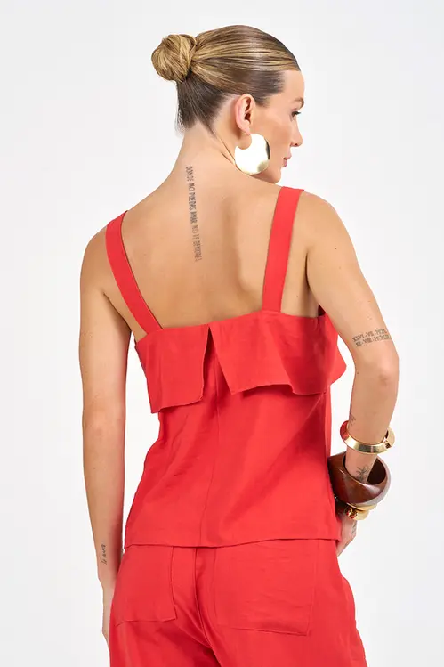 Regata em Viscose Sarjada Feminina RP5403