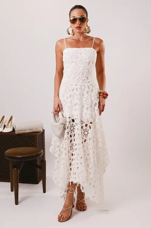 Vestido Rendado Fashion VP5663