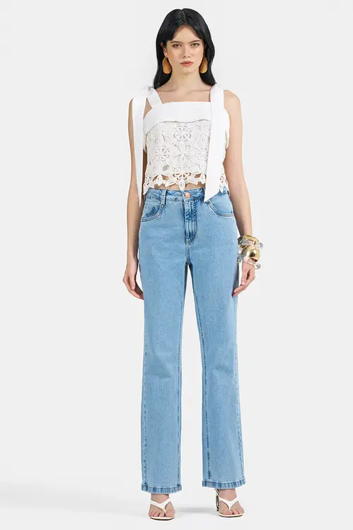 Calça Jeans Reta Camila CLM5493