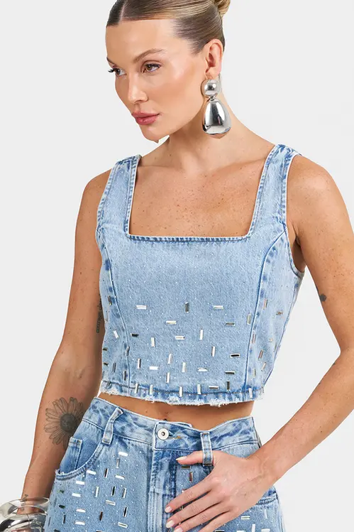 Top Jeans Feminino TOP5645