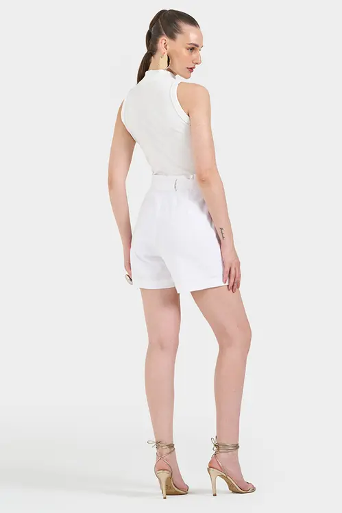 Shorts Saia em Linho HP5575