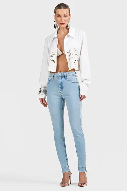 Camisa com Bordado Feminino YP5465