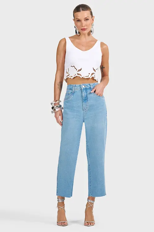 Calça Jeans Capri CLM5423