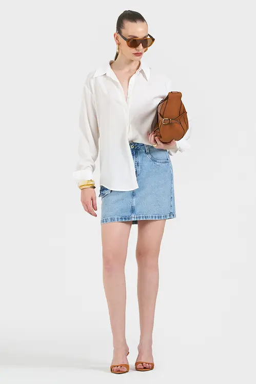 Saia Jeans Curta SJ5447