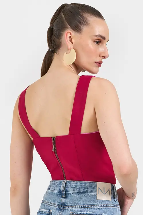 Top em Viscose Diferenciado Feminino WP5453