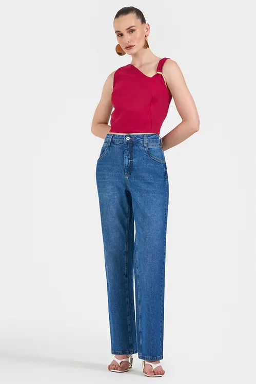 Calça Jeans Reta Camila CLM5595