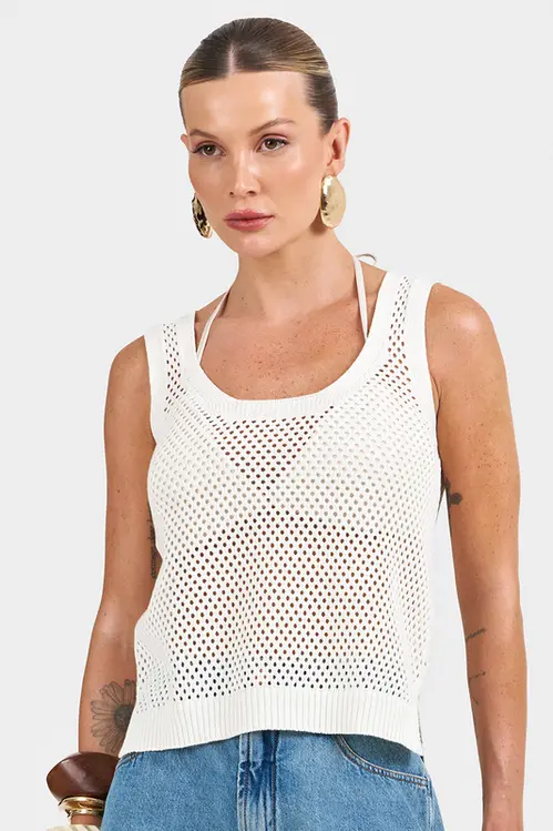Regata em Tricot Feminino RM5335