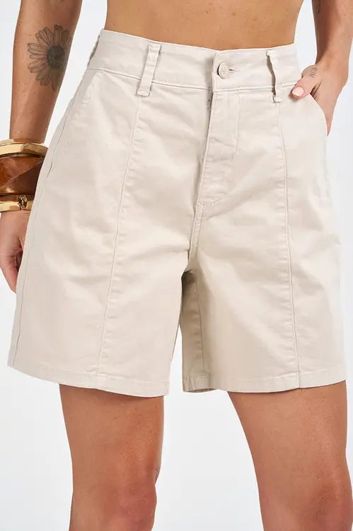 Bermuda Sarja Ana Feminina BLA5307