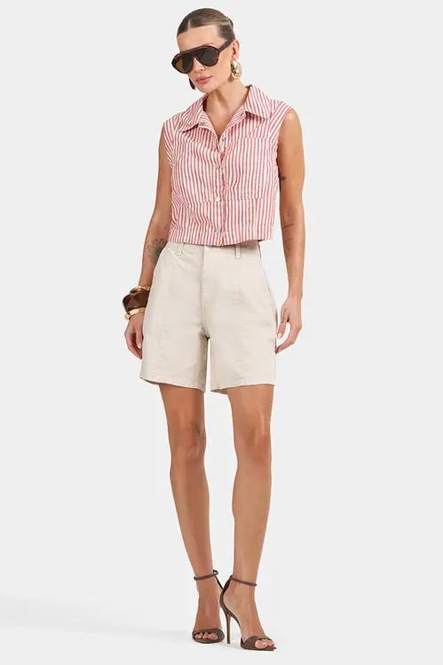 Bermuda Sarja Ana Feminina BLA5307