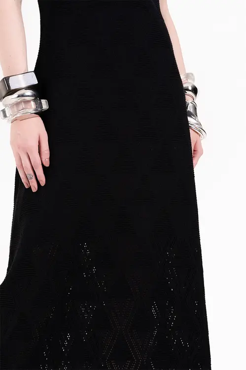 Vestido Regata de Tricot Midi Feminino VM5333