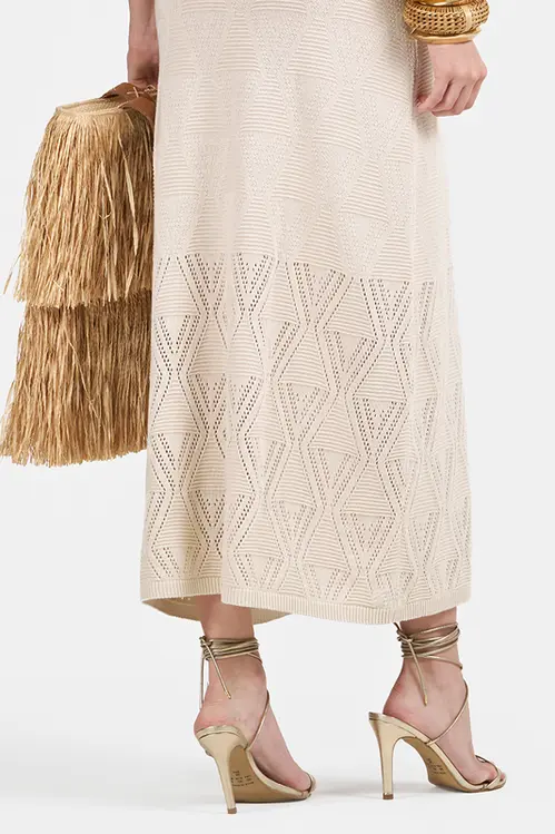 Vestido Regata de Tricot Midi Feminino VM5333