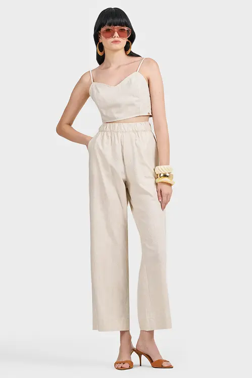 Top de Linho Bordado Feminino WP5479