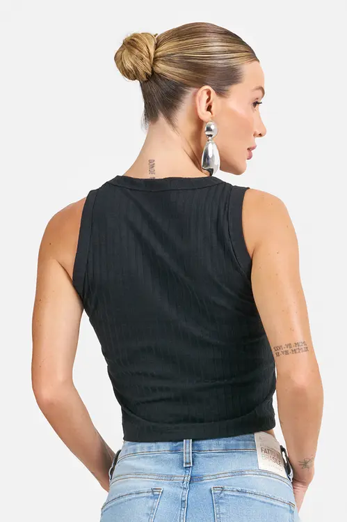 Regata Canelada Lisa Feminina RM5719