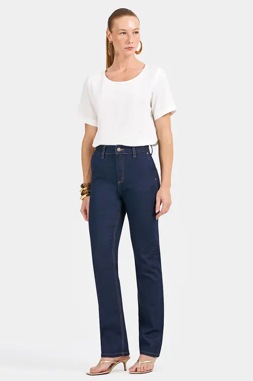 Blusa de Viscose Básica Feminina BP5621