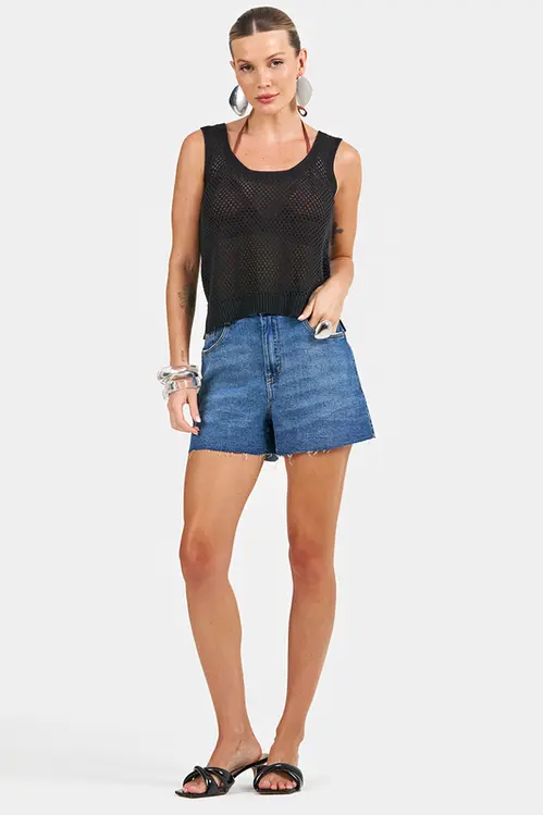 Shorts Jeans Mom Feminina HLM5387