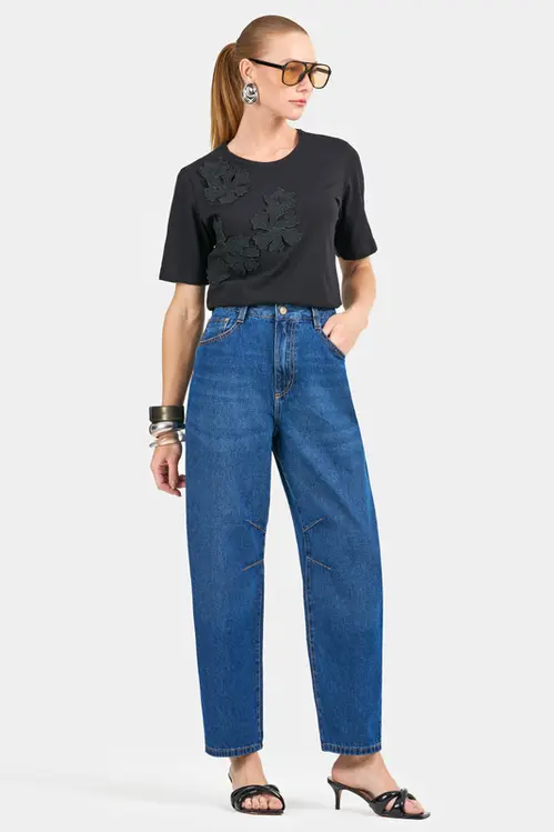 Calça Jeans Barrel Julia CJM5341