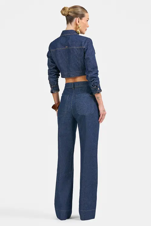 Calça Jeans Wide Leg Bruna CLM5505