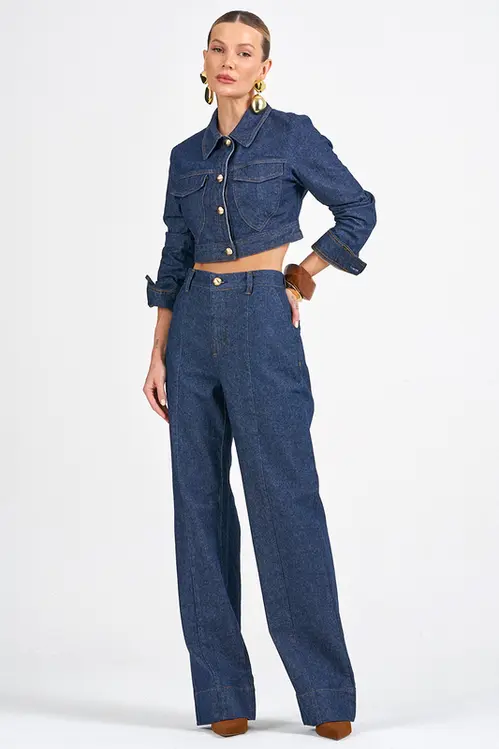 Calça Jeans Wide Leg Bruna CLM5505