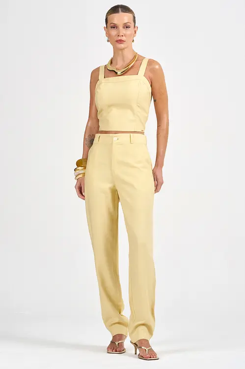 Calça Plana de Alfaiataria Feminina CPA5511