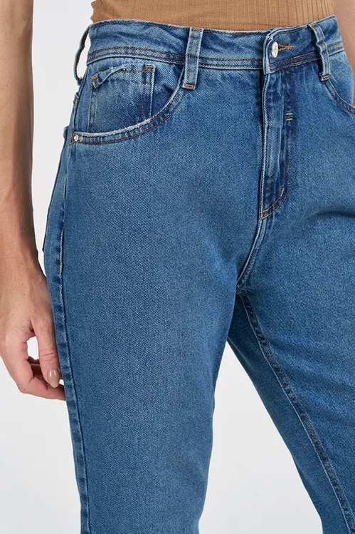 Calça Jeans Mom Feminina CLM5393