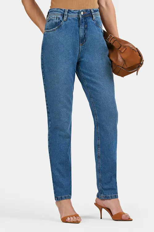 Calça Jeans Mom Feminina CLM5393
