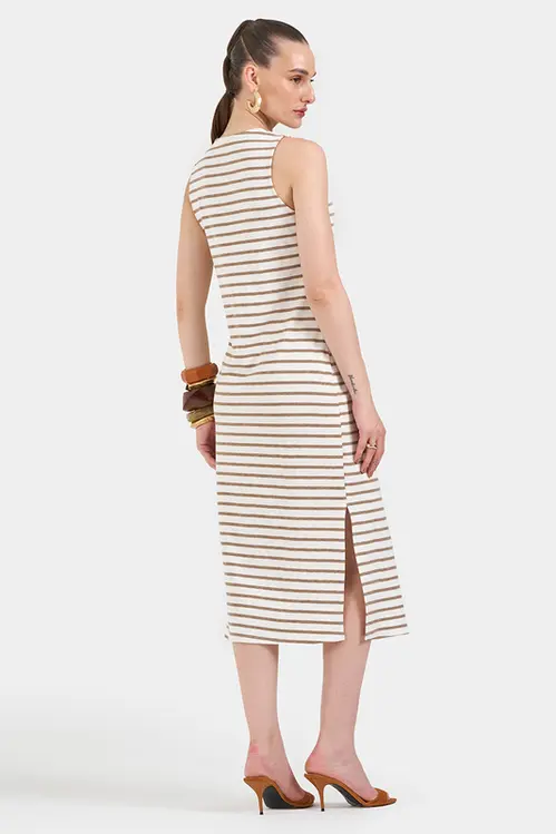 Vestido de Malha Canelado VM5635