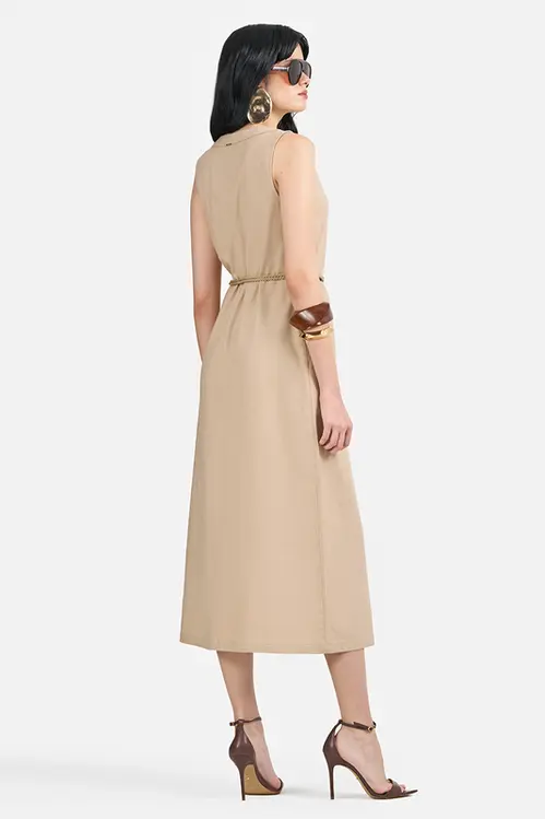 Vestido de Linho com Elastano Feminino VP5407