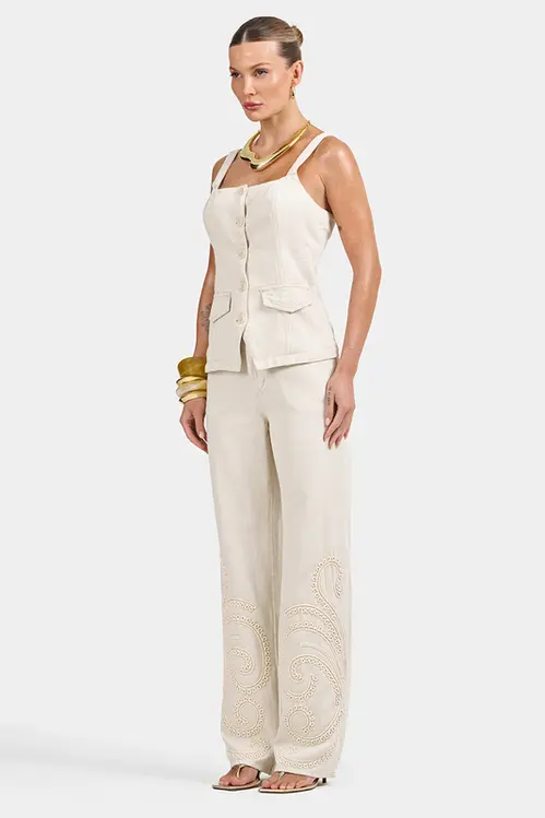 Calça Wide Leg Bruna CSM5297