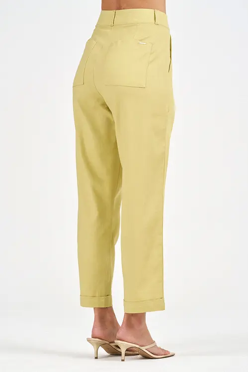 Calça Capri de Linho Feminina CPA5271