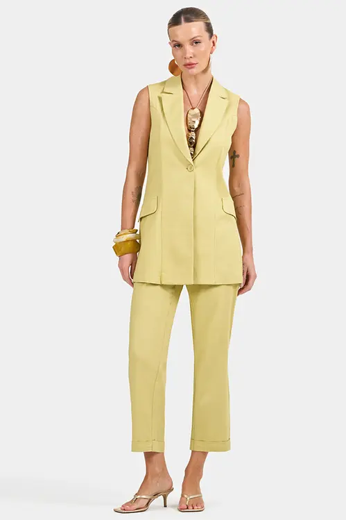 Calça Capri de Linho Feminina CPA5271