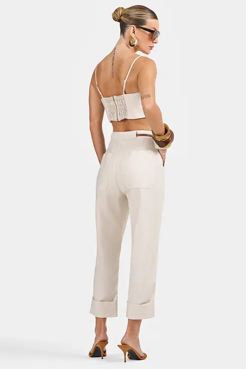 Calça Capri de Viscose Feminino CPA5273