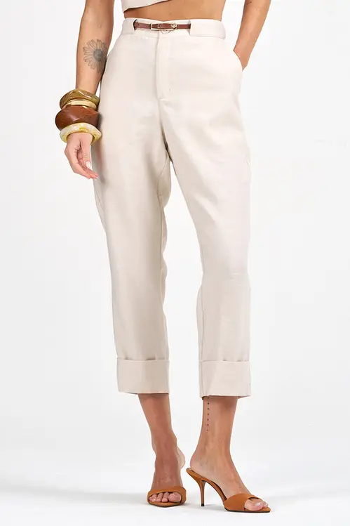 Calça Capri de Viscose Feminino CPA5273