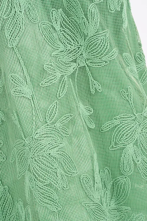 Vestido com Bordado em Tela Feminino VP5209