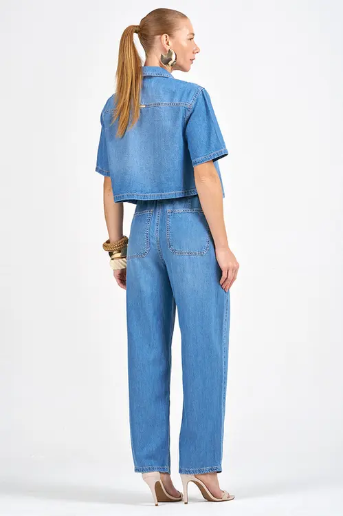 Calça Jeans Barrel Julia CJM5313