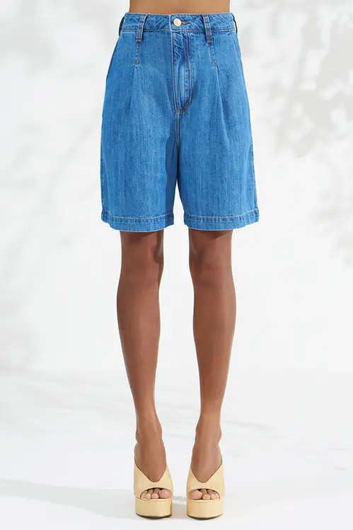 Bermuda Jeans com Liocel Feminina BJM5793