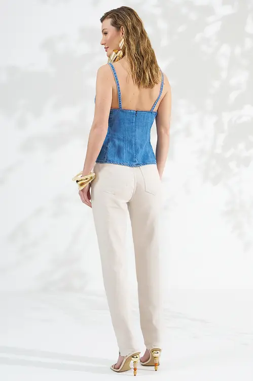 Calça Sarja Moletom Jogger Feminina CLM5753