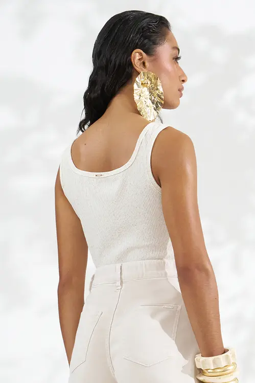 Regata em Linho Feminina RM5839