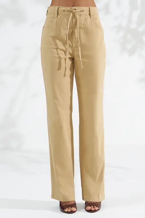 Calça Sarja Jogger Reta Feminina CLM5823