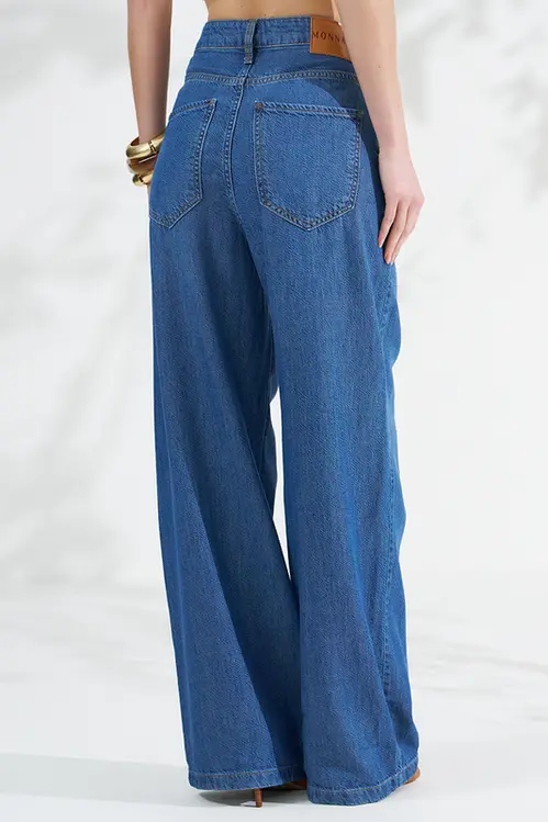 Calça Jeans Touch Lia Jumbo Feminina CJM5893