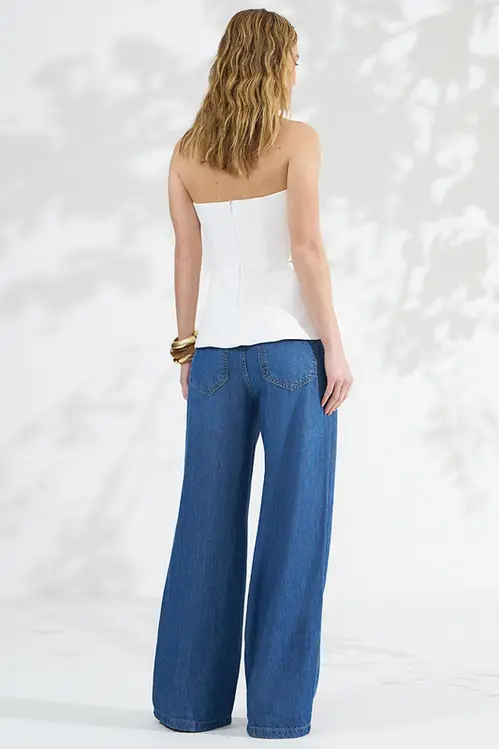 Calça Jeans Touch Lia Jumbo Feminina CJM5893